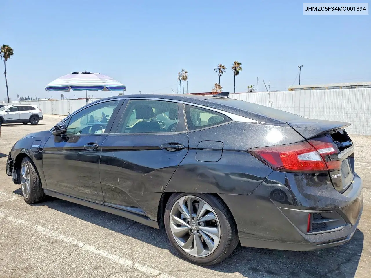 2021 Honda Clarity Touring VIN: JHMZC5F34MC001894 Lot: 56529916