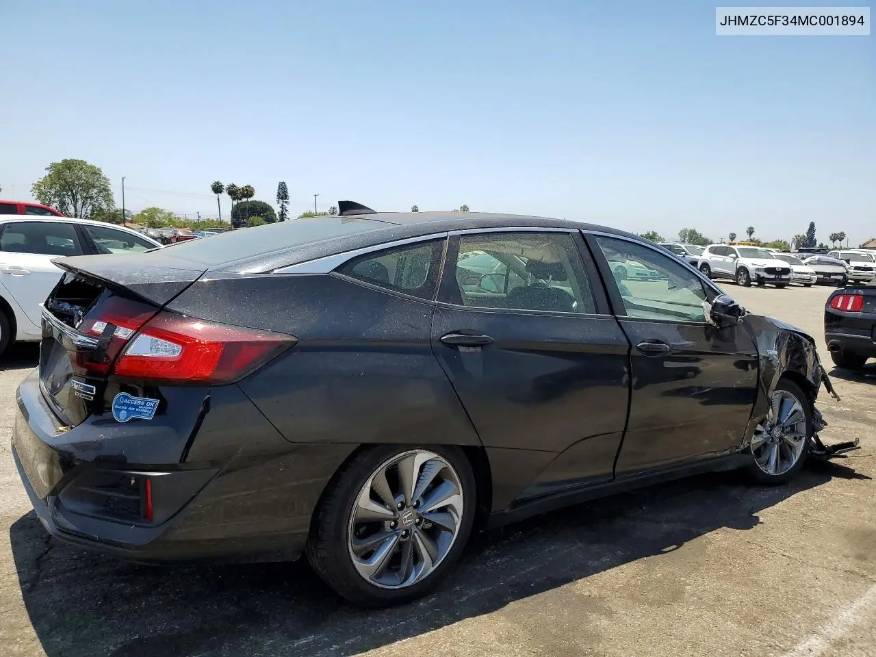 2021 Honda Clarity Touring VIN: JHMZC5F34MC001894 Lot: 56529916