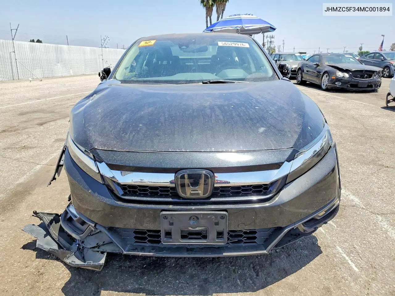 2021 Honda Clarity Touring VIN: JHMZC5F34MC001894 Lot: 56529916