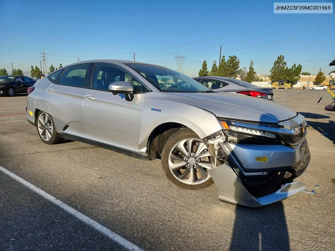 2021 Honda Clarity Touring VIN: JHMZC5F39MC001969 Lot: 59623506