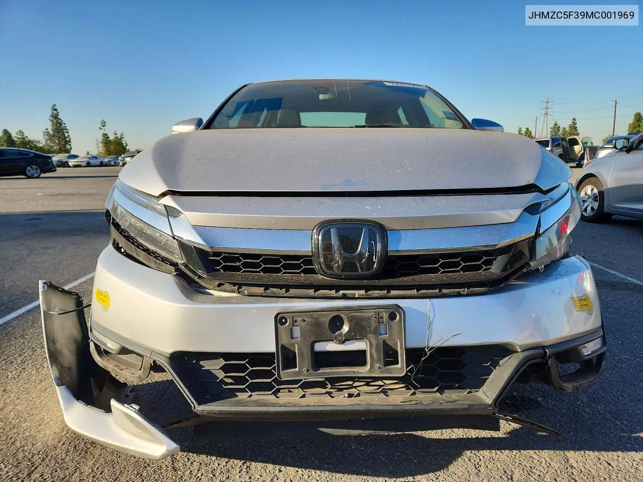 2021 Honda Clarity Touring VIN: JHMZC5F39MC001969 Lot: 59623506