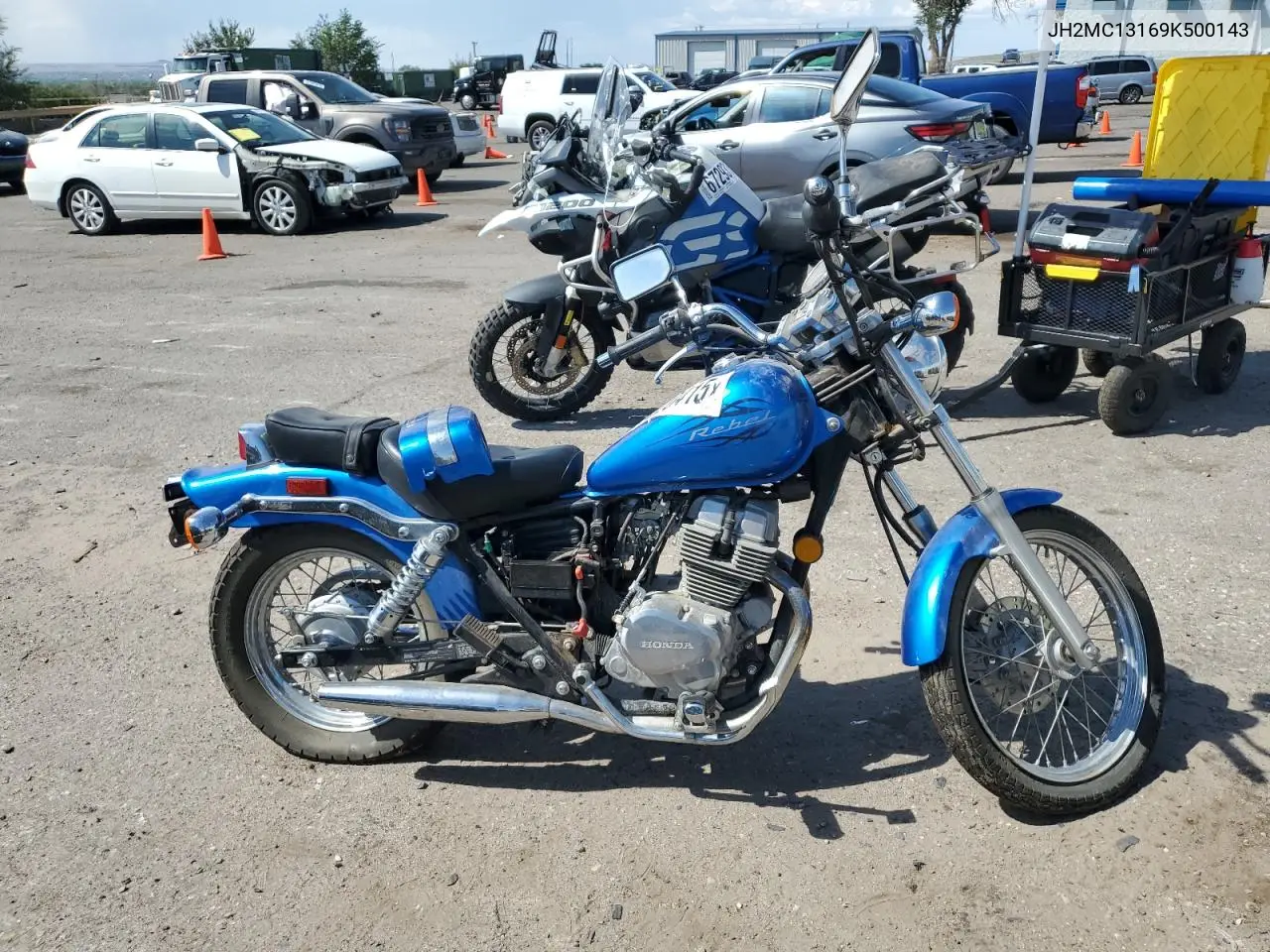 2009 Honda Cmx250 VIN: JH2MC13169K500143 Lot: 98325285