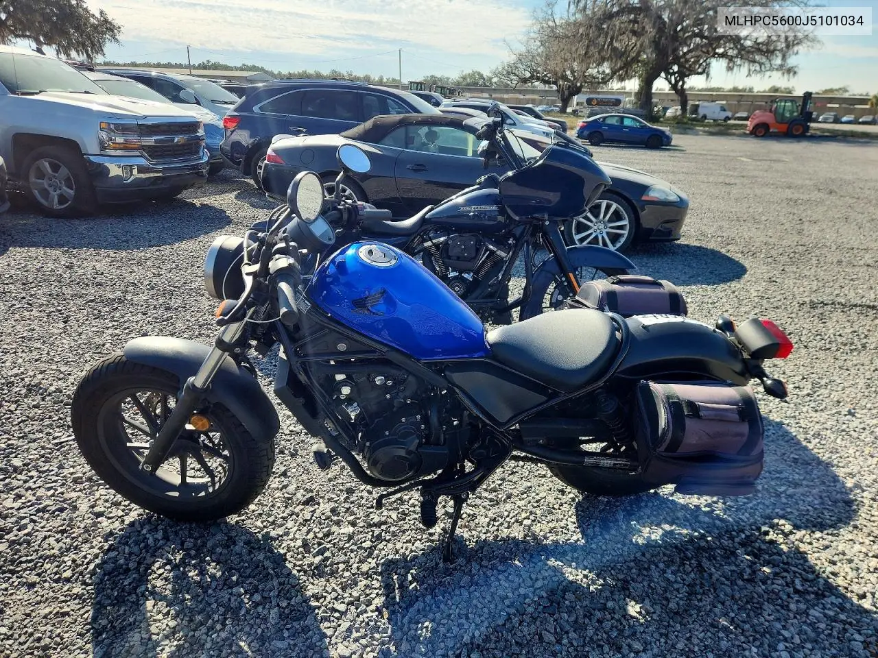 2018 Honda Cmx500 VIN: MLHPC5600J5101034 Lot: 50424666