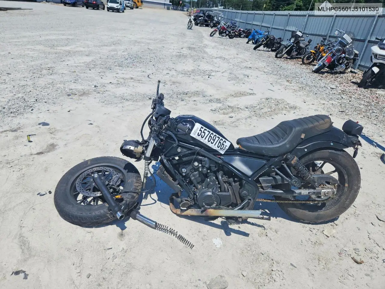 2018 Honda Cmx500 VIN: MLHPC5601J5101530 Lot: 55769766