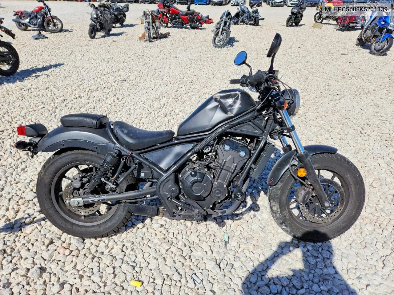 2019 Honda Cmx500 VIN: MLHPC5608K5201139 Lot: 60304686