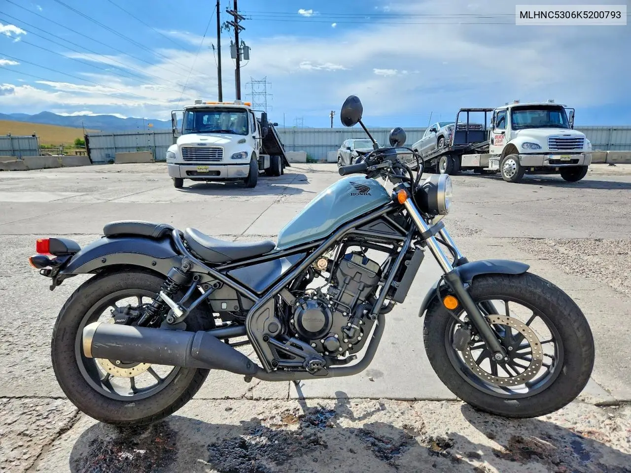 2019 Honda Cmx300 VIN: MLHNC5306K5200793 Lot: 60509556