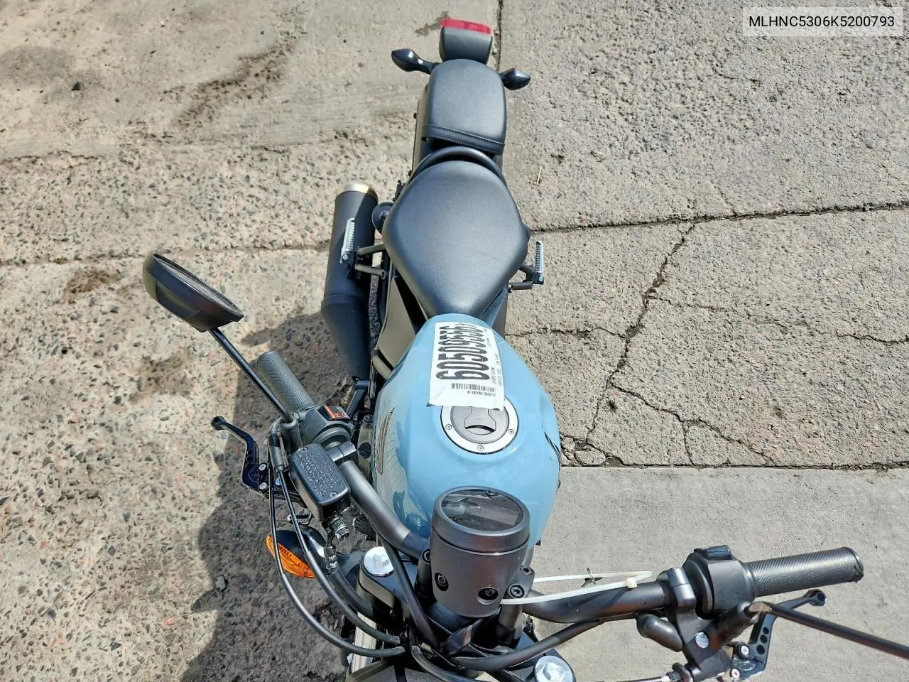 2019 Honda Cmx300 VIN: MLHNC5306K5200793 Lot: 60509556