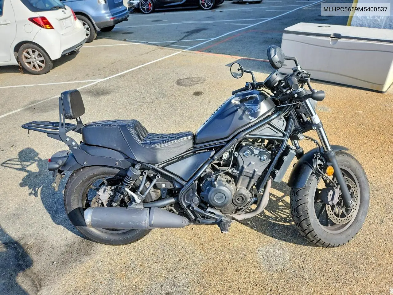 2021 Honda Cmx500 A VIN: MLHPC5659M5400537 Lot: 53288636