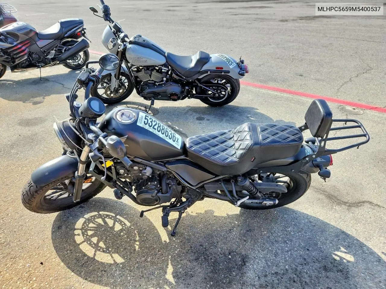 2021 Honda Cmx500 A VIN: MLHPC5659M5400537 Lot: 53288636