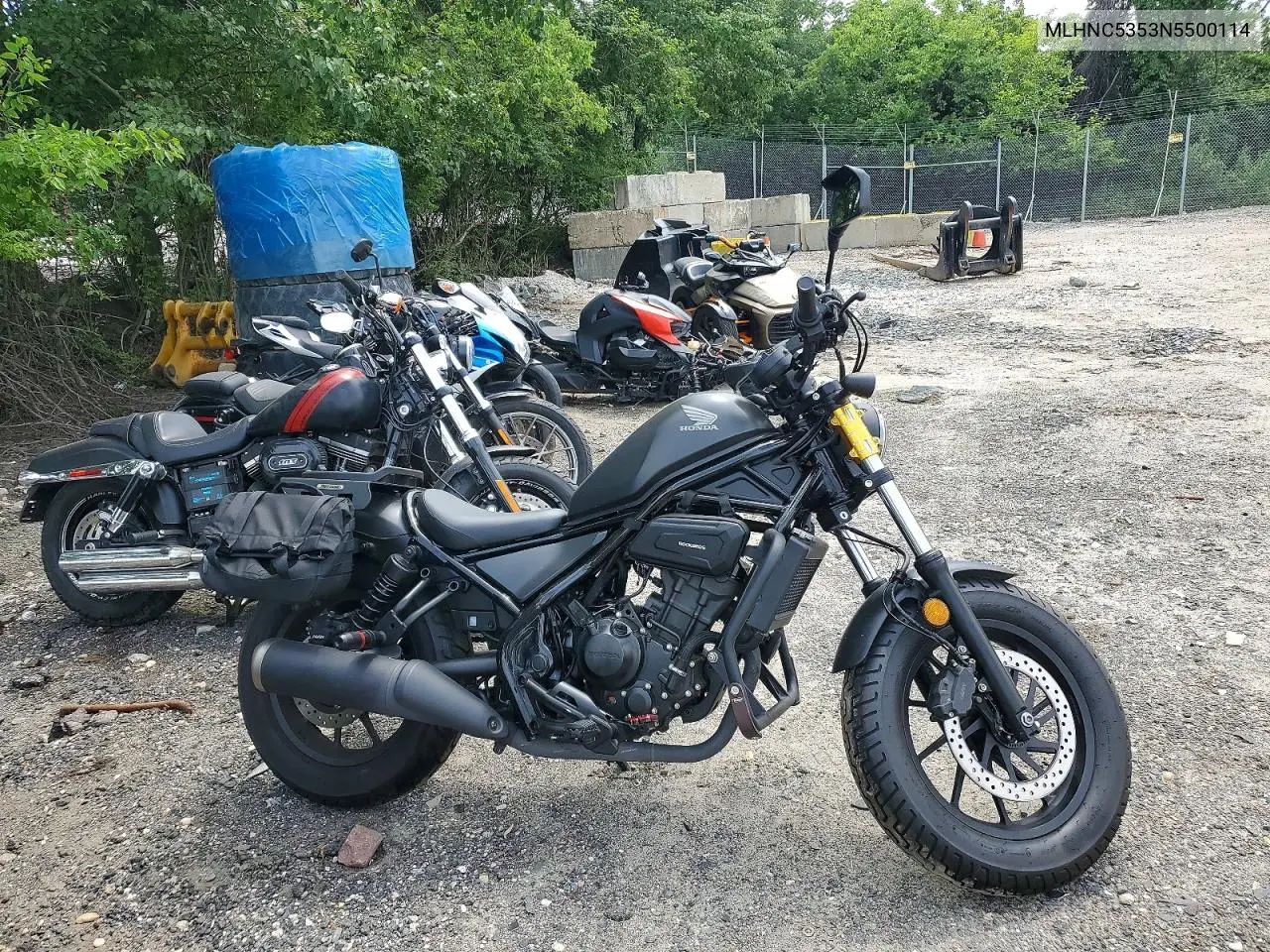 2022 Honda Cmx300 A VIN: MLHNC5353N5500114 Lot: 58584866
