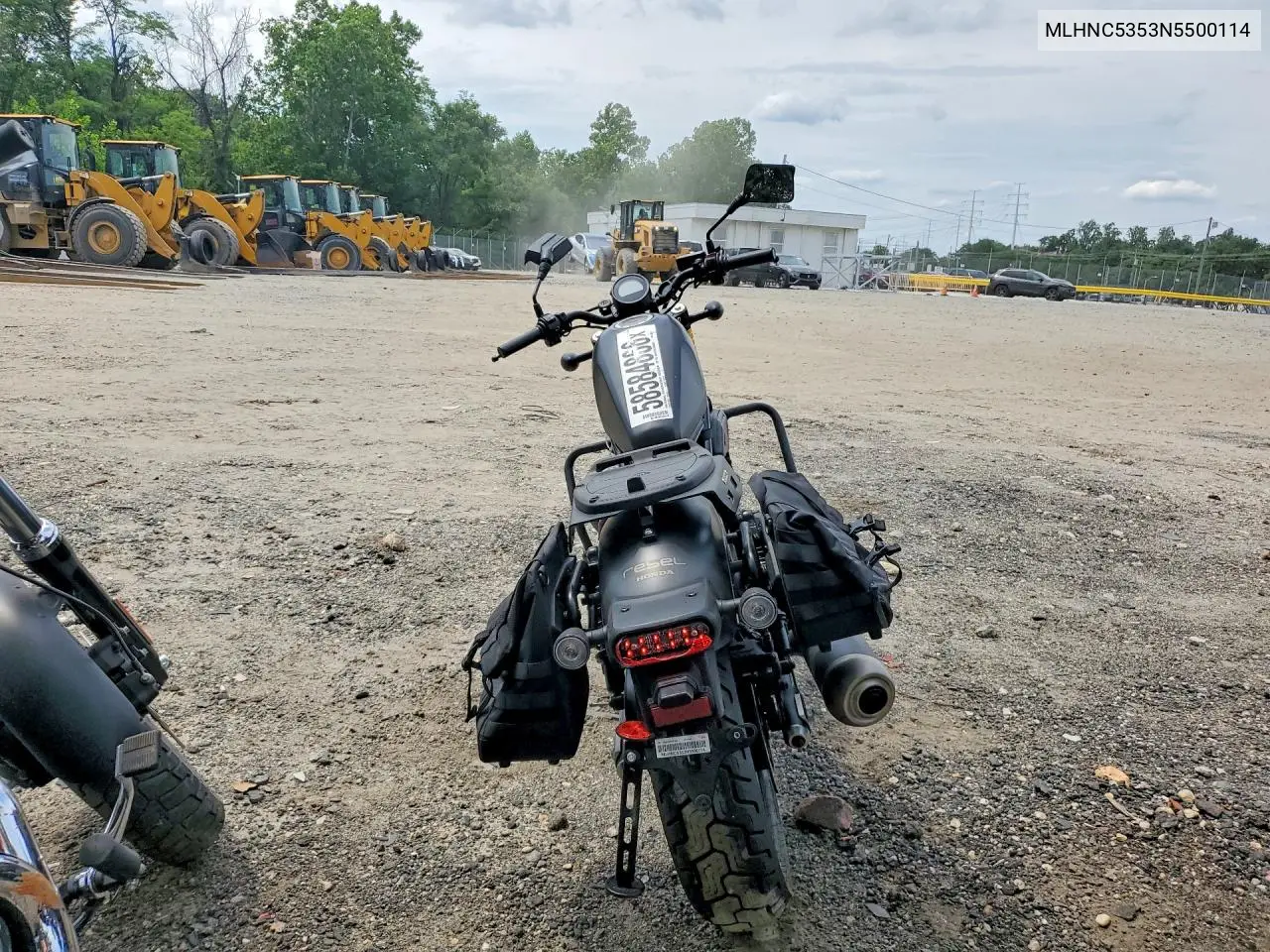 2022 Honda Cmx300 A VIN: MLHNC5353N5500114 Lot: 58584866