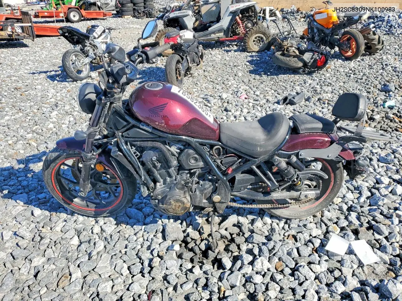 2022 Honda Cmx1100 A VIN: JH2SC8309NK100983 Lot: 78582365