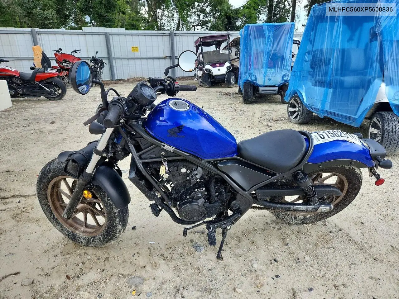 2023 Honda Cmx500 VIN: MLHPC560XP5600836 Lot: 61562916