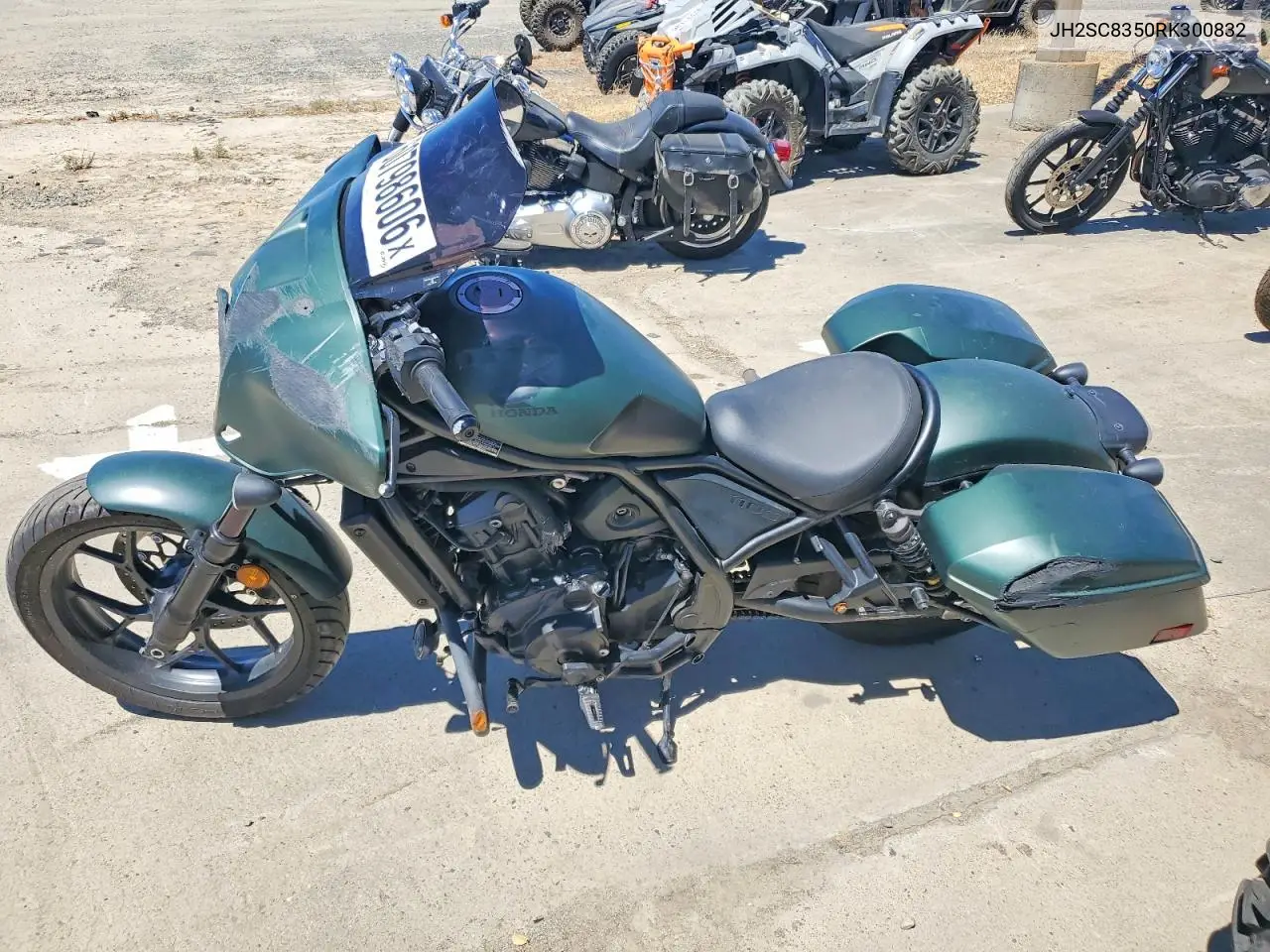 2024 Honda Cmx1100 T VIN: JH2SC8350RK300832 Lot: 60798606