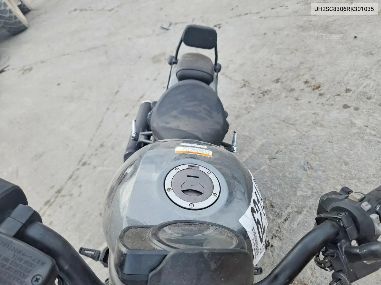 2024 Honda Cmx1100 A VIN: JH2SC8306RK301035 Lot: 62144406