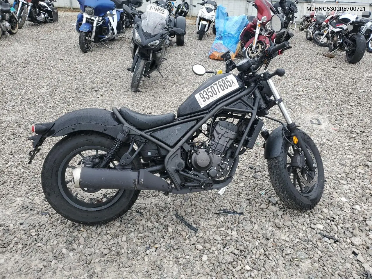 2024 Honda Cmx300 VIN: MLHNC5302R5700721 Lot: 93507685