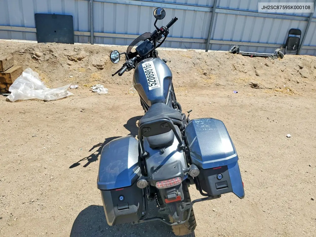 2025 Honda Cmx1100 A2 VIN: JH2SC8759SK000108 Lot: 52069816