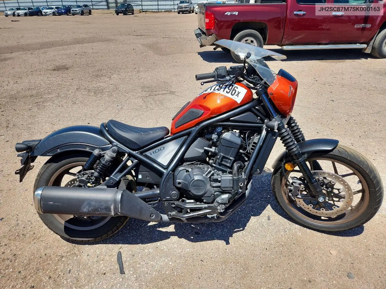 2025 Honda Cmx1100 D3 VIN: JH2SC87M7SK000163 Lot: 60179196