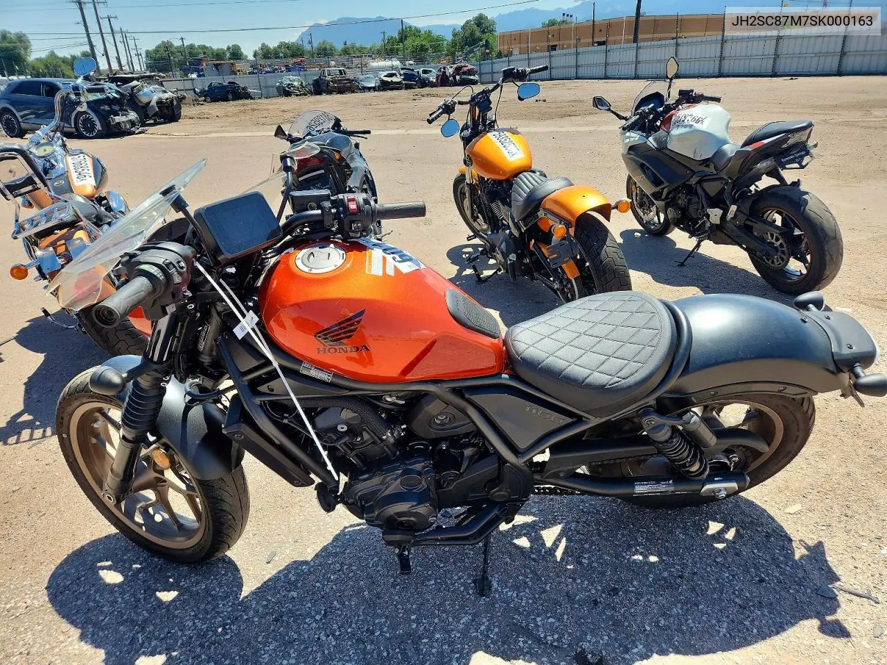 2025 Honda Cmx1100 D3 VIN: JH2SC87M7SK000163 Lot: 60179196