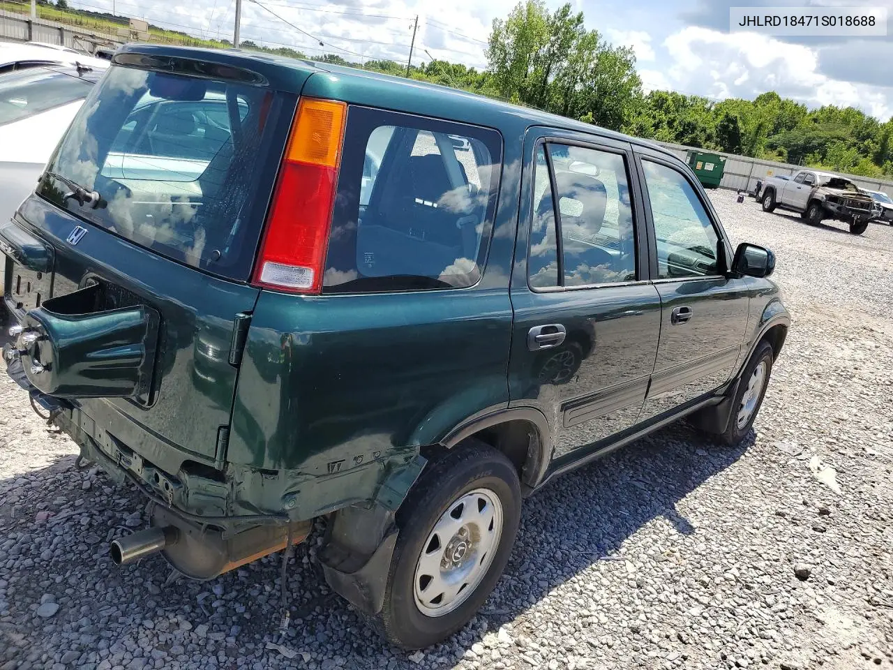 2001 Honda Cr-V Lx VIN: JHLRD18471S018688 Lot: 61770836