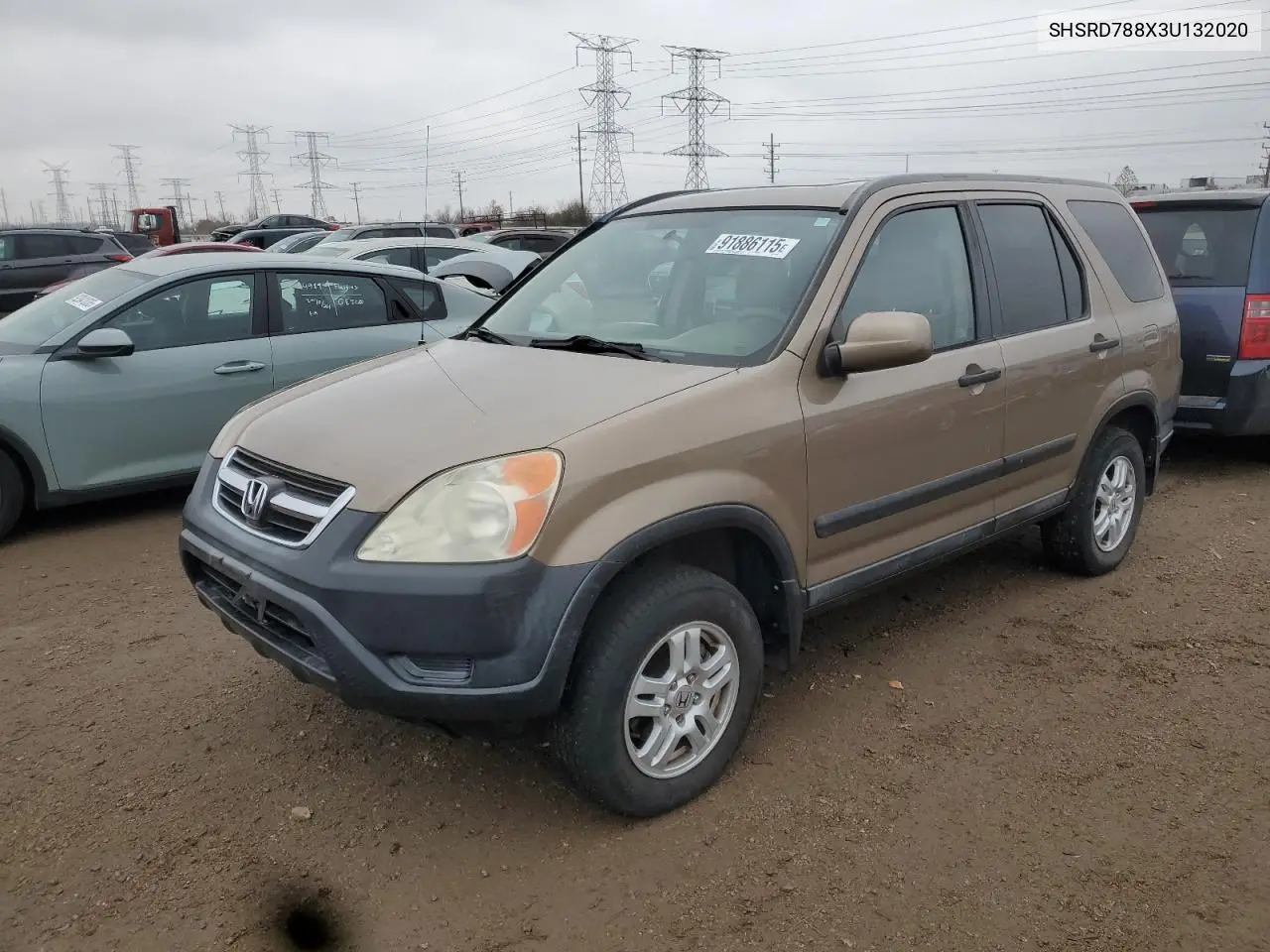 SHSRD788X3U132020 2003 Honda Cr-V Ex