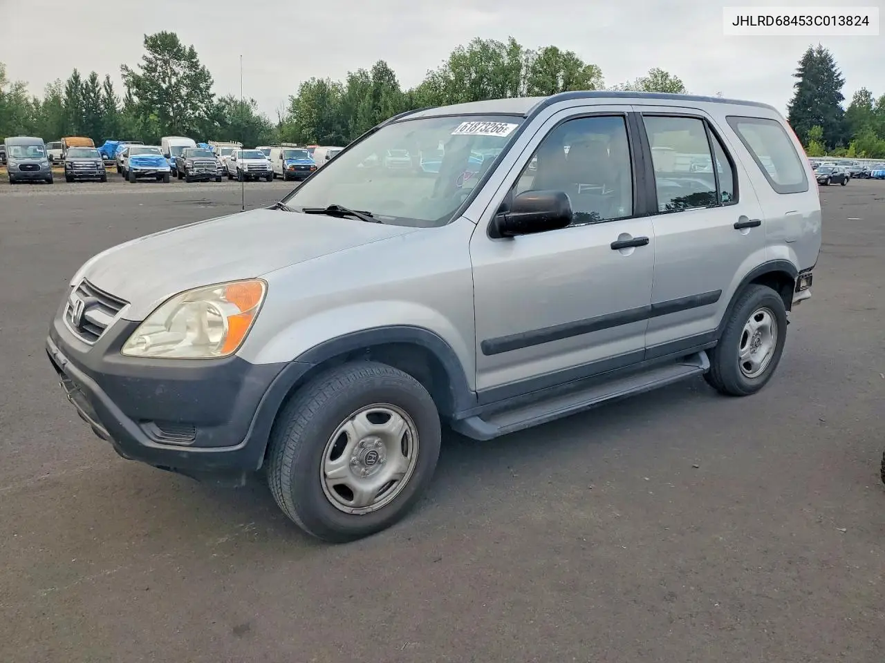 2003 Honda Cr-V Lx VIN: JHLRD68453C013824 Lot: 61873266