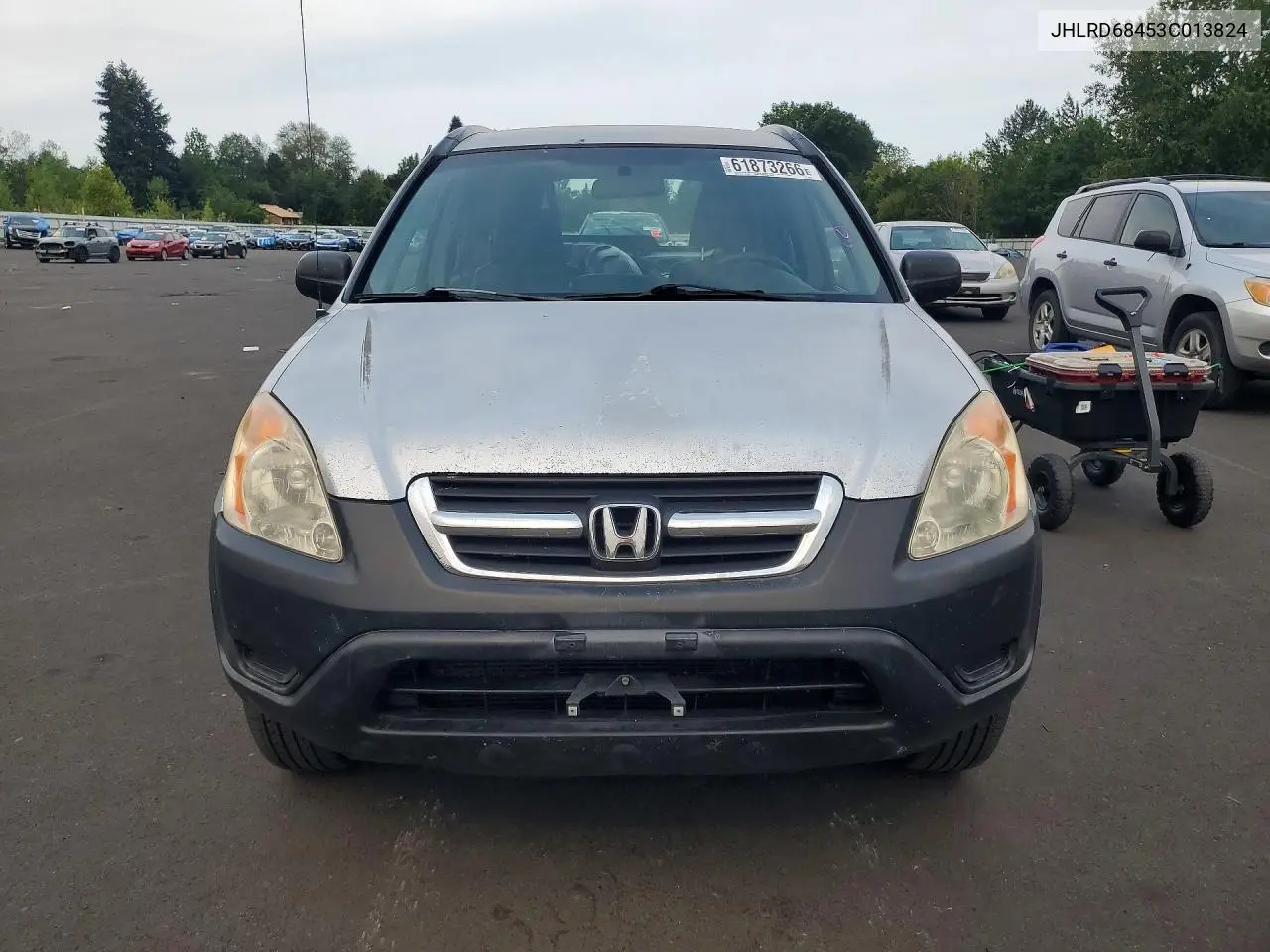 2003 Honda Cr-V Lx VIN: JHLRD68453C013824 Lot: 61873266