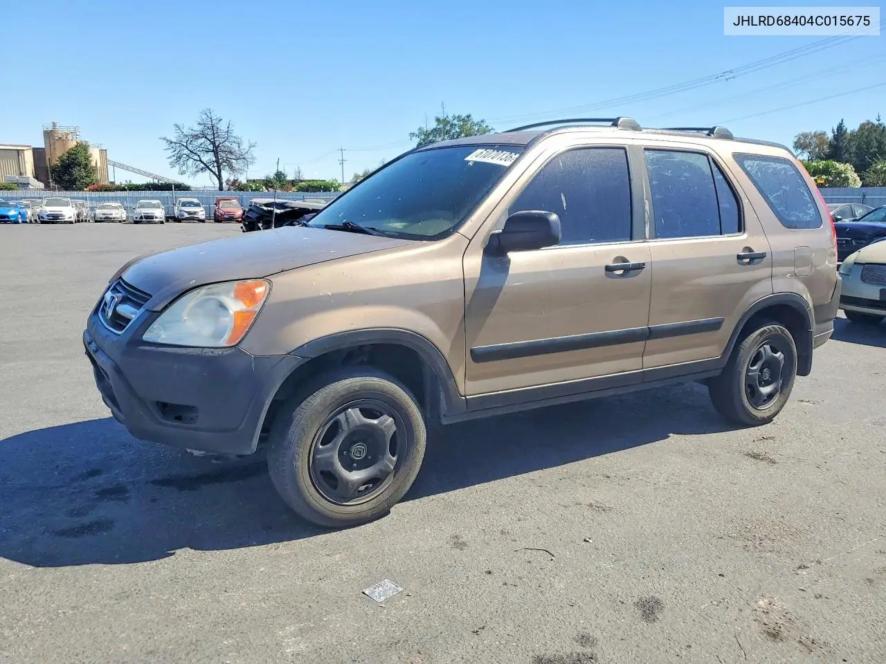 2004 Honda Cr-V Lx VIN: JHLRD68404C015675 Lot: 61070136