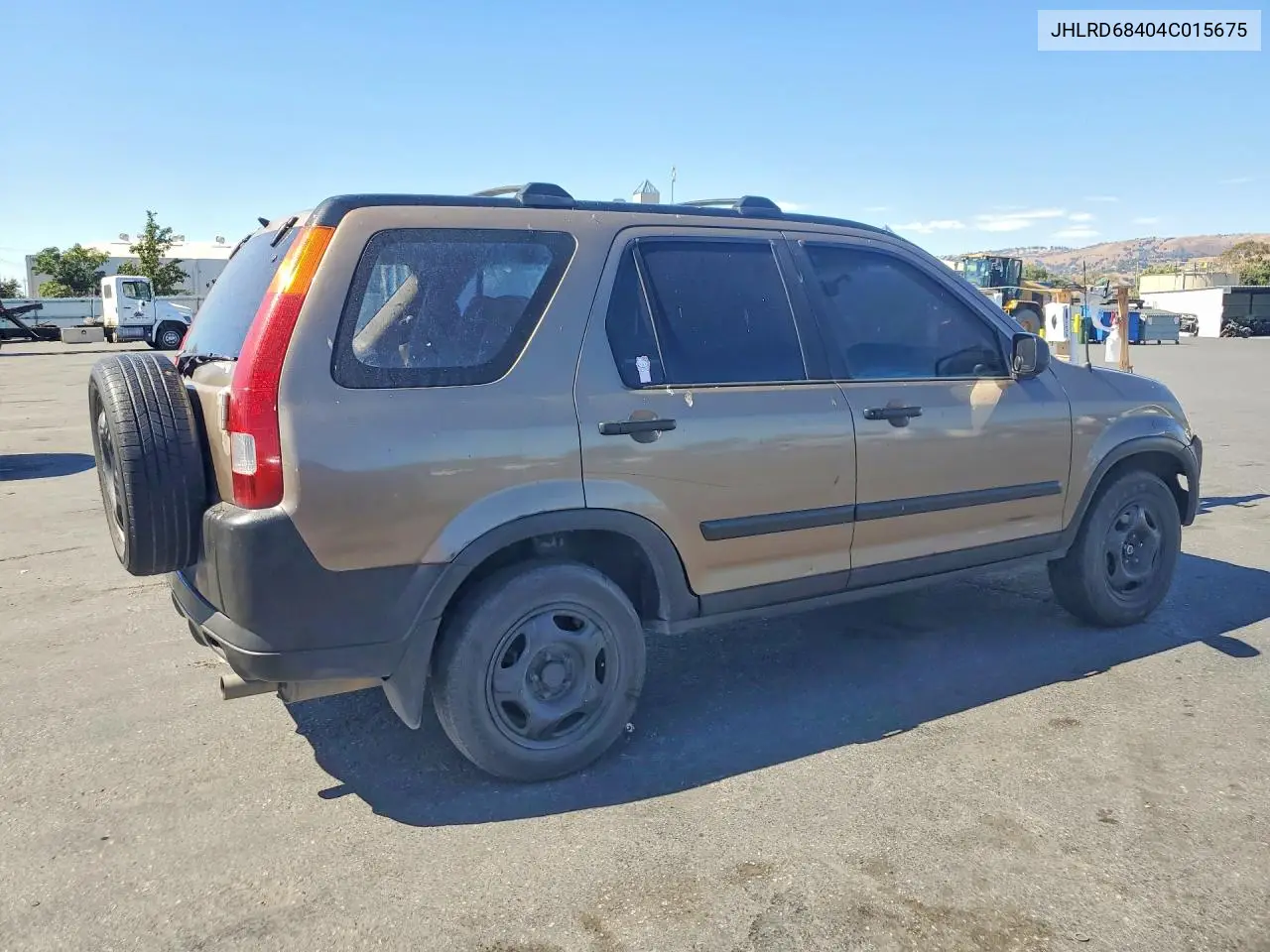 2004 Honda Cr-V Lx VIN: JHLRD68404C015675 Lot: 61070136
