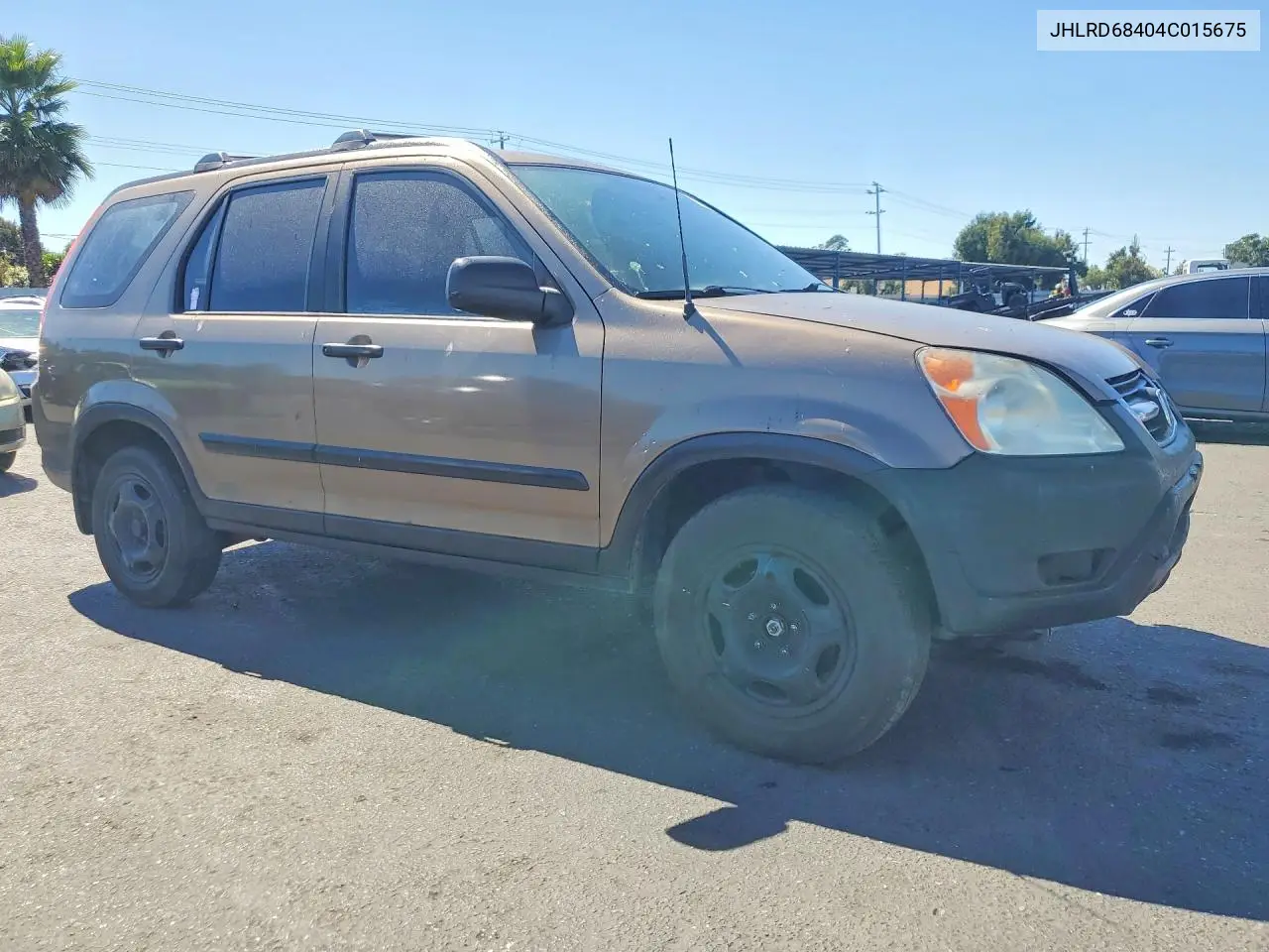 2004 Honda Cr-V Lx VIN: JHLRD68404C015675 Lot: 61070136