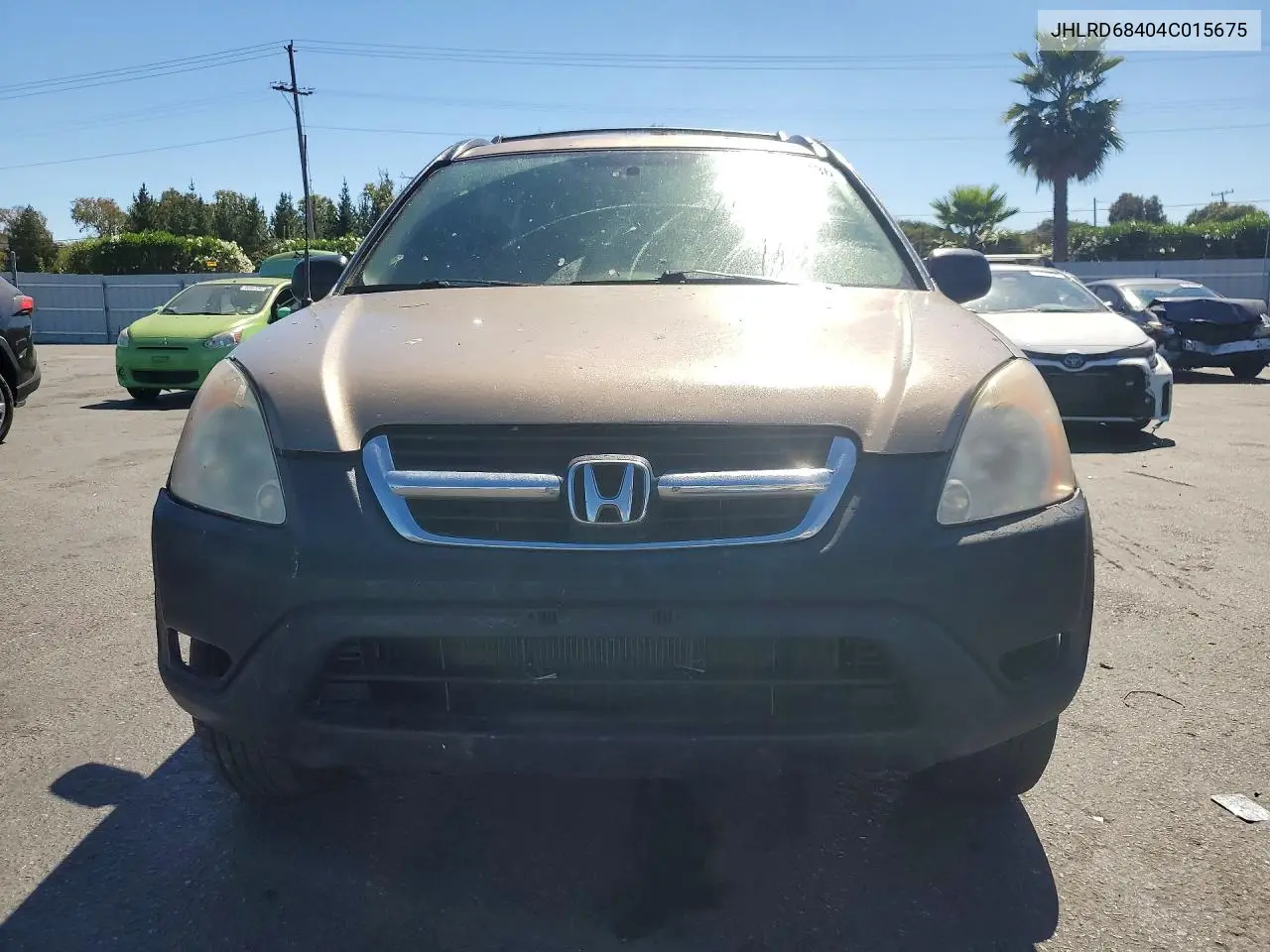 2004 Honda Cr-V Lx VIN: JHLRD68404C015675 Lot: 61070136