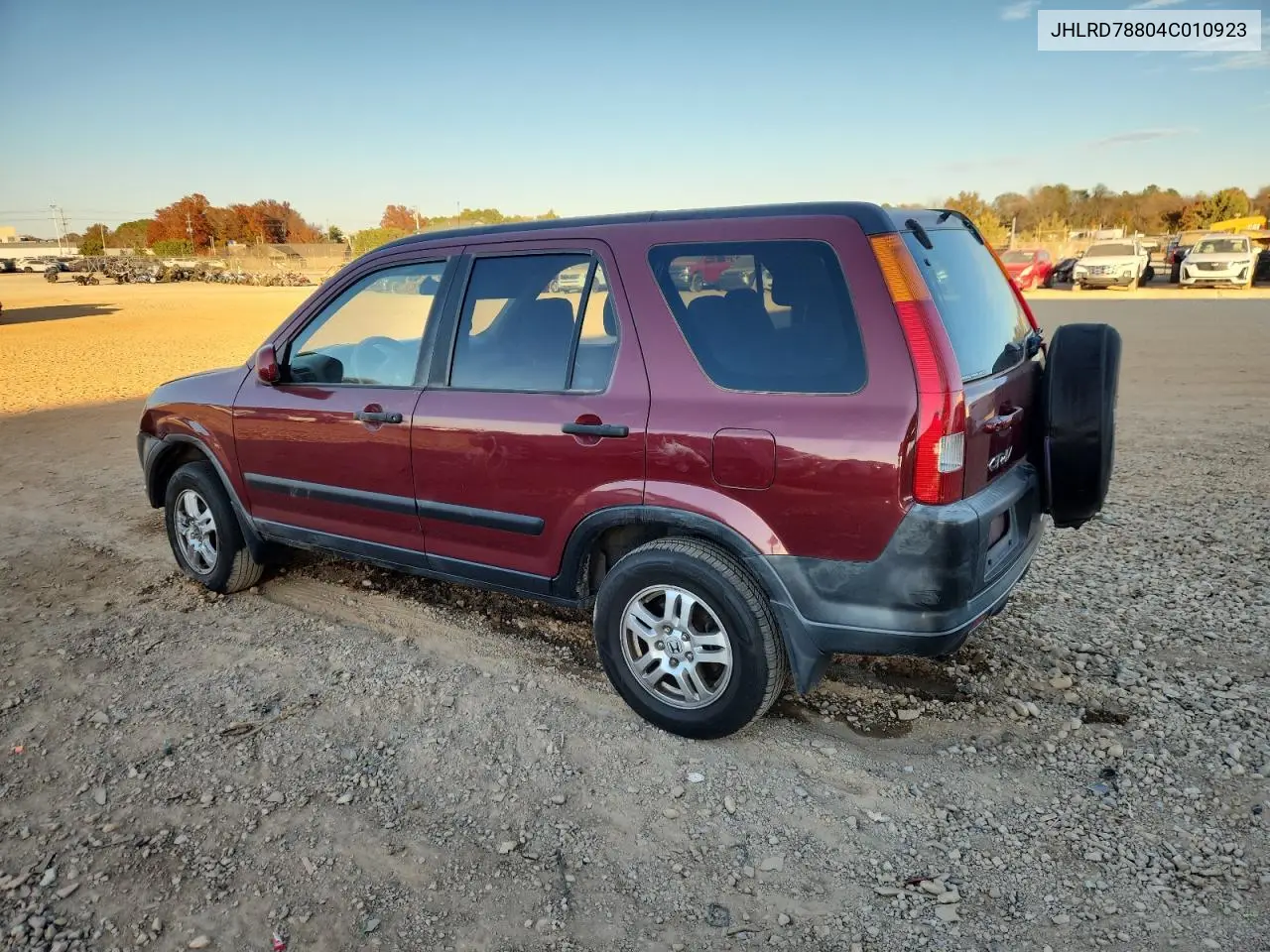 JHLRD78804C010923 2004 Honda Cr-V Ex
