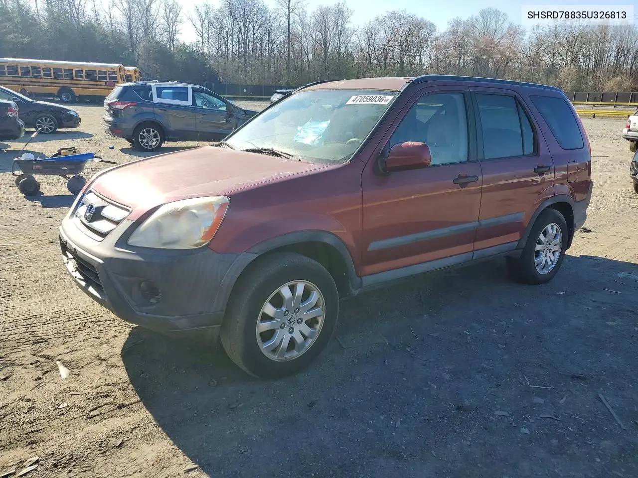 SHSRD78835U326813 2005 Honda Cr-V Ex