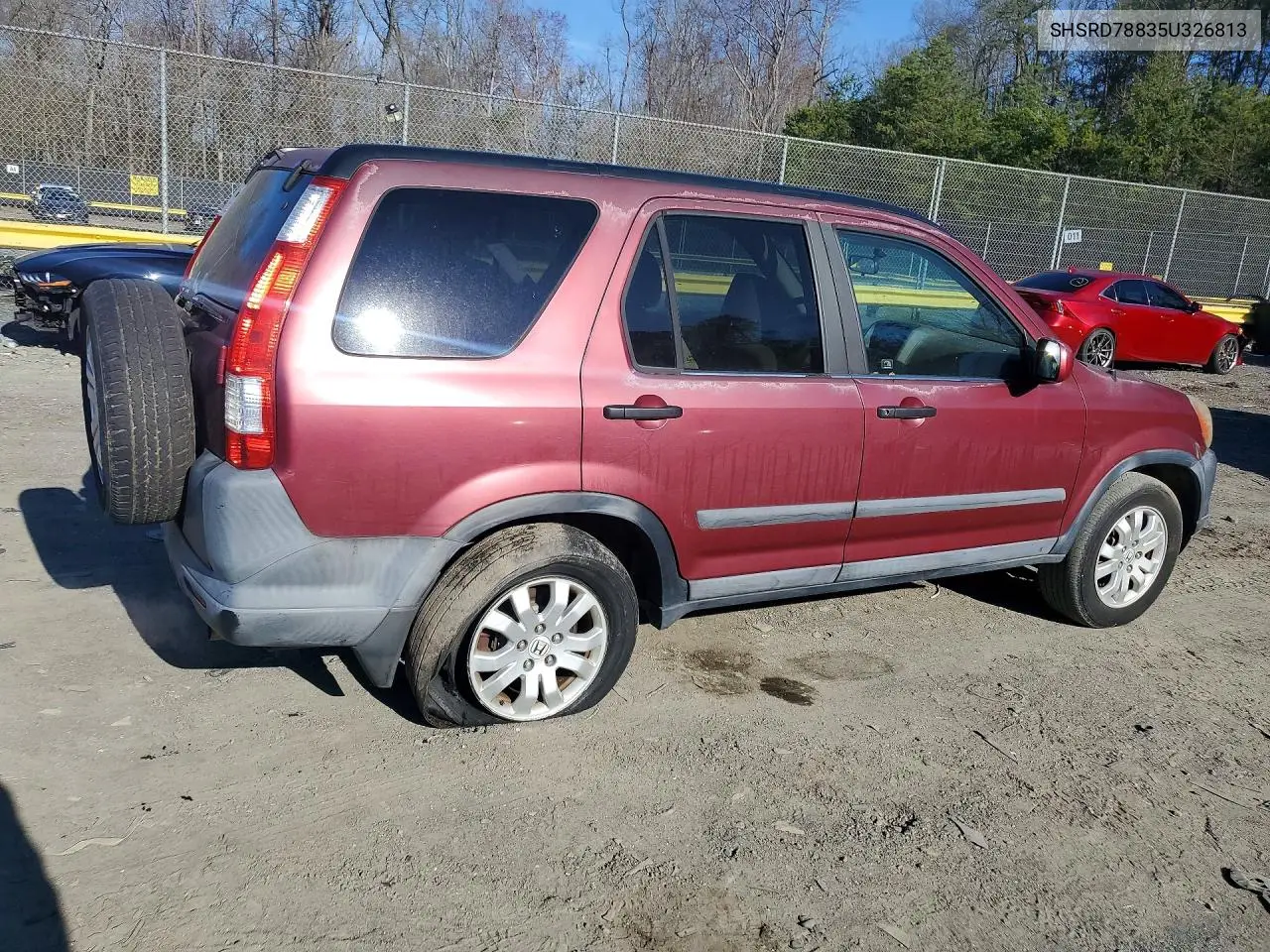 SHSRD78835U326813 2005 Honda Cr-V Ex