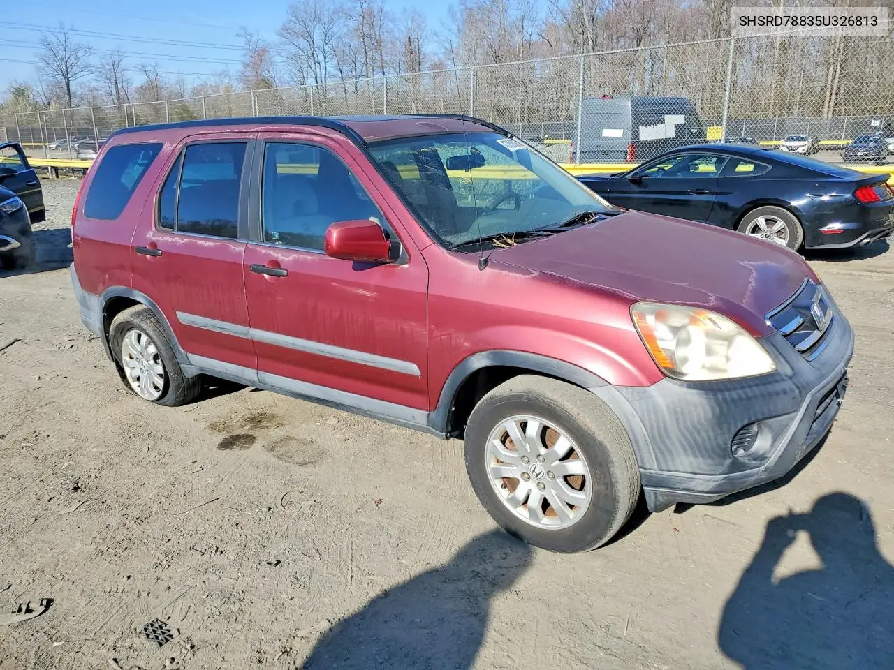 SHSRD78835U326813 2005 Honda Cr-V Ex
