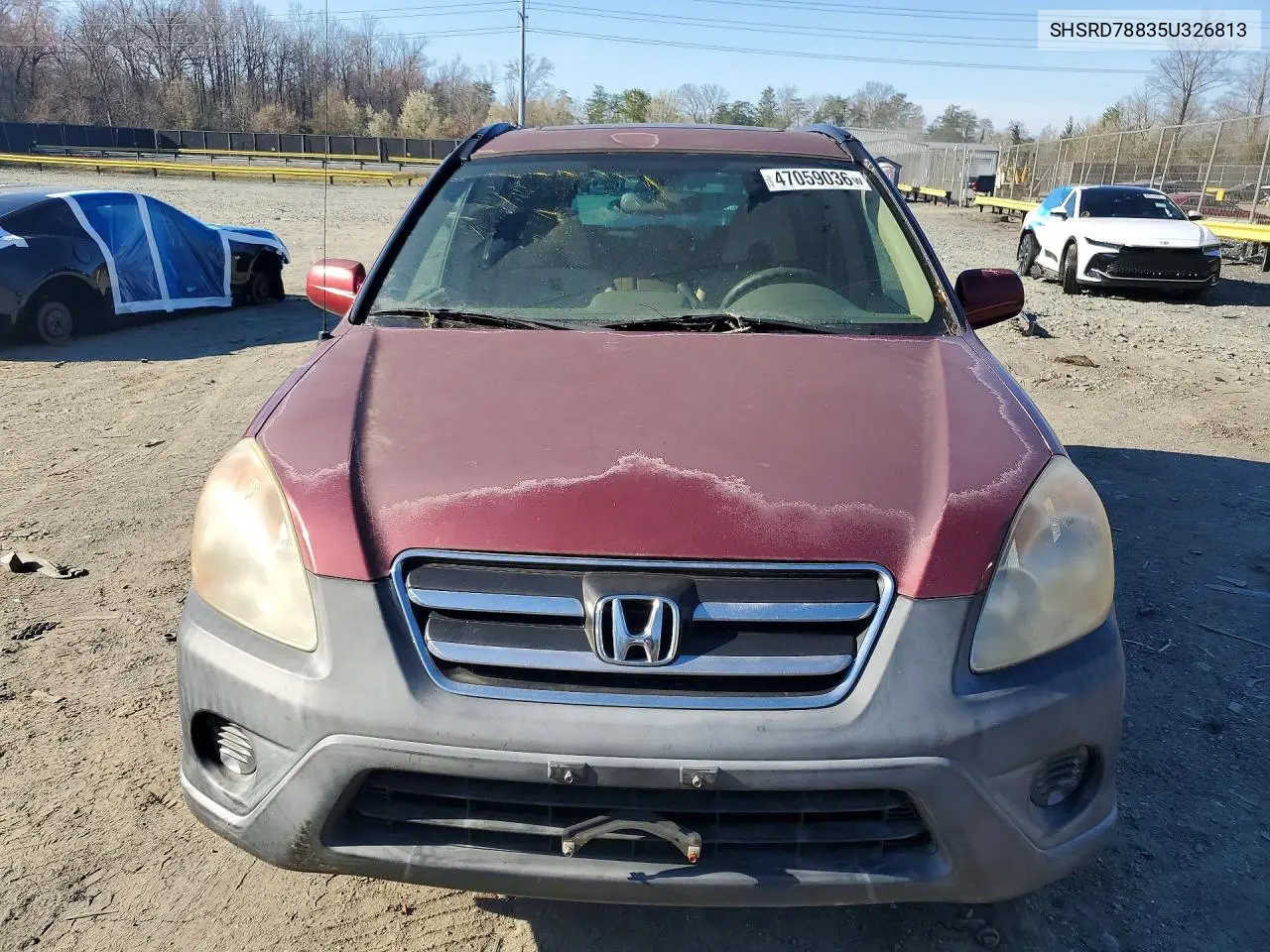 SHSRD78835U326813 2005 Honda Cr-V Ex