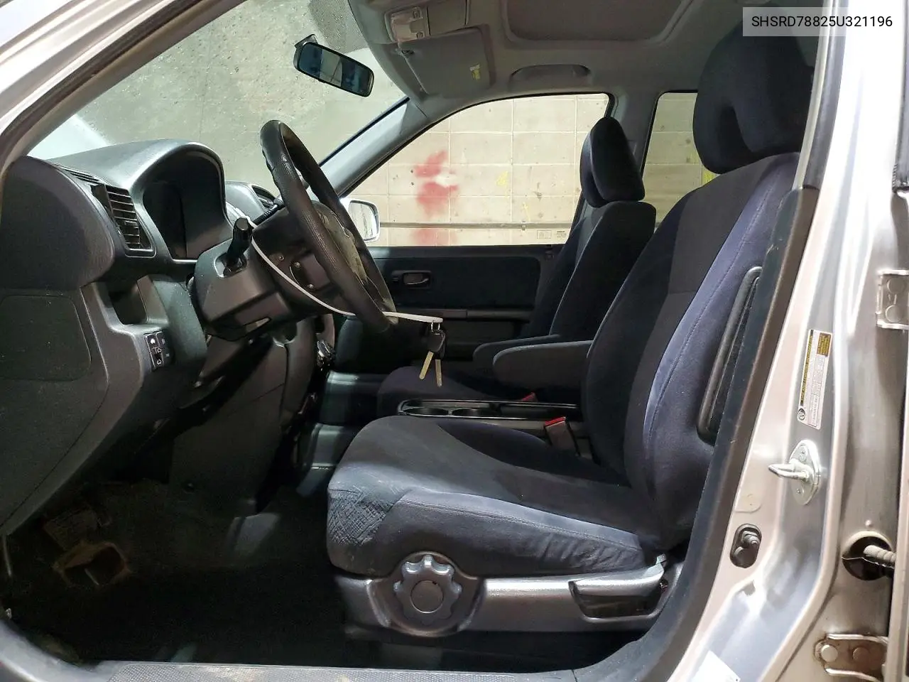 SHSRD78825U321196 2005 Honda Cr-V Ex