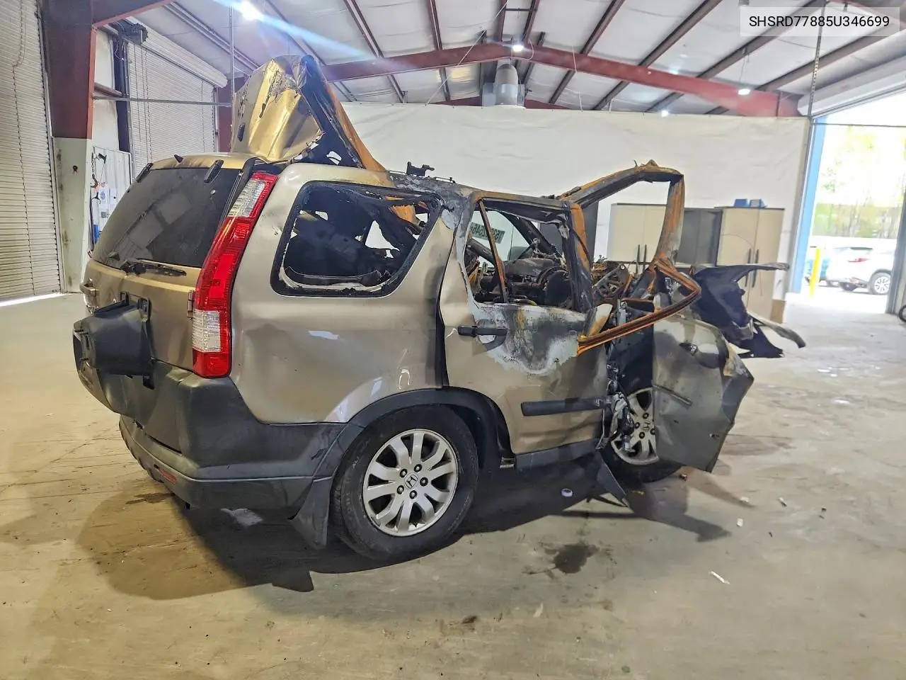 2005 Honda Cr-V Ex VIN: SHSRD77885U346699 Lot: 53092546