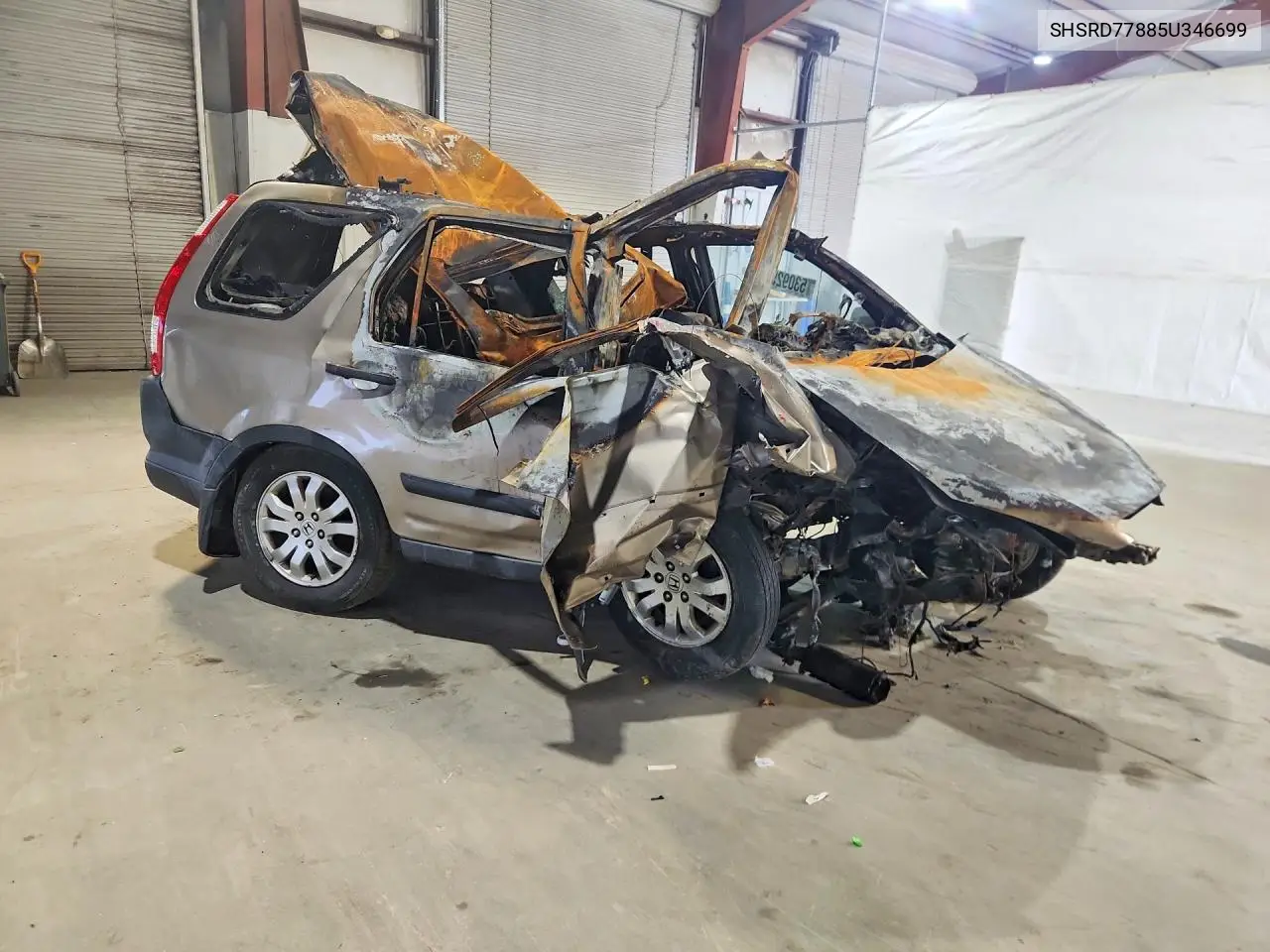 2005 Honda Cr-V Ex VIN: SHSRD77885U346699 Lot: 53092546