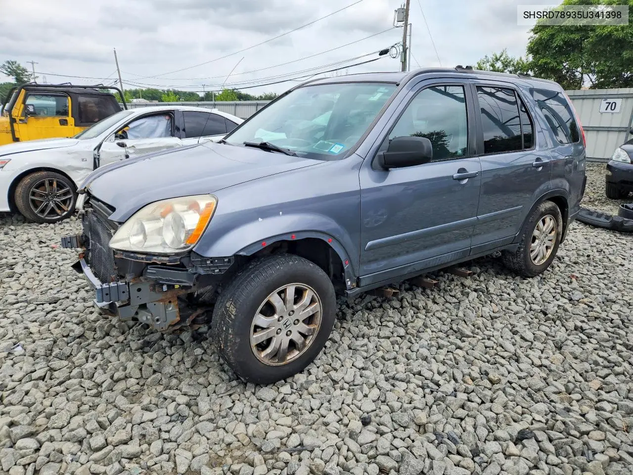 2005 Honda Cr-V Se VIN: SHSRD78935U341398 Lot: 62113096