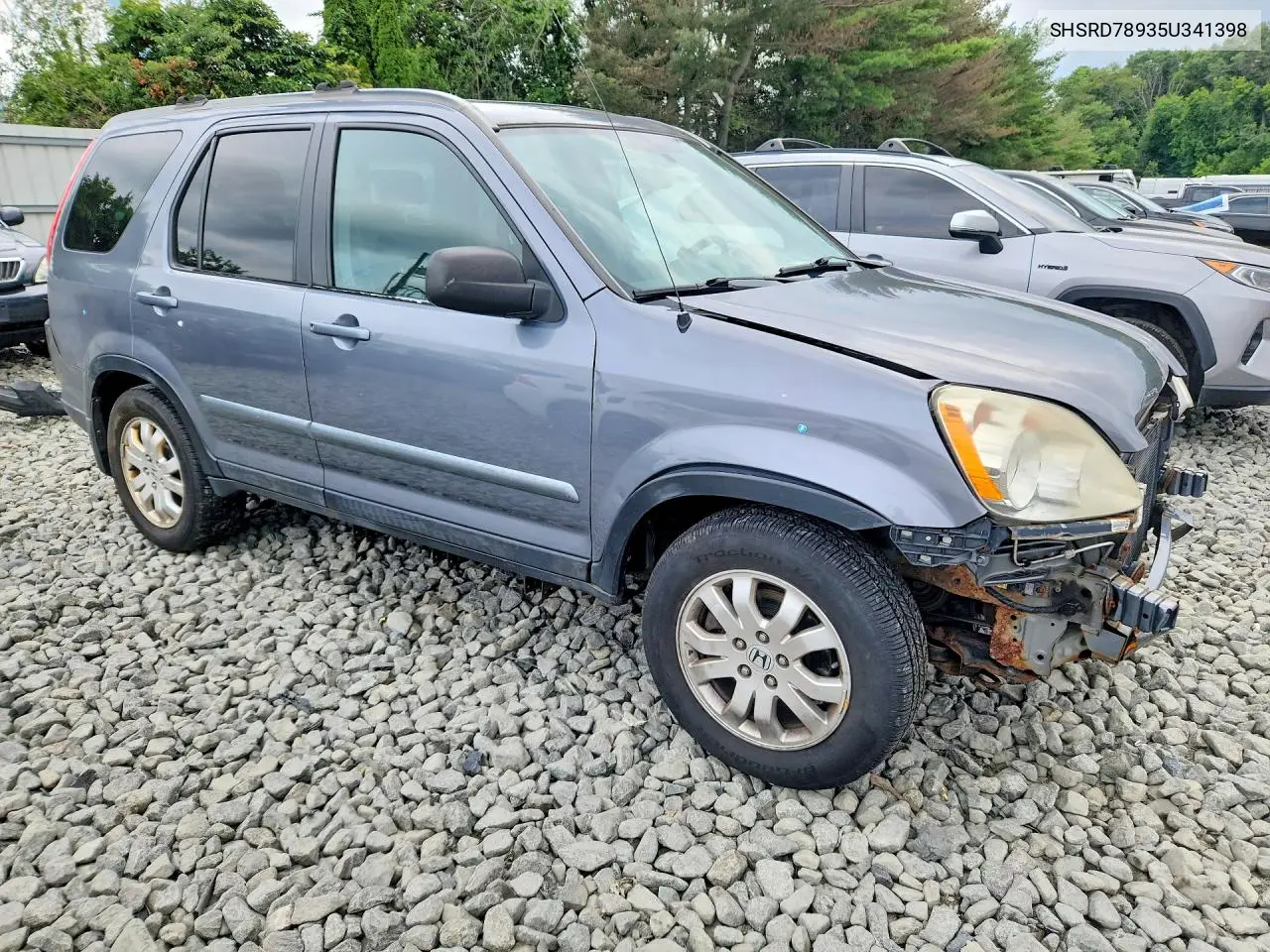 2005 Honda Cr-V Se VIN: SHSRD78935U341398 Lot: 62113096