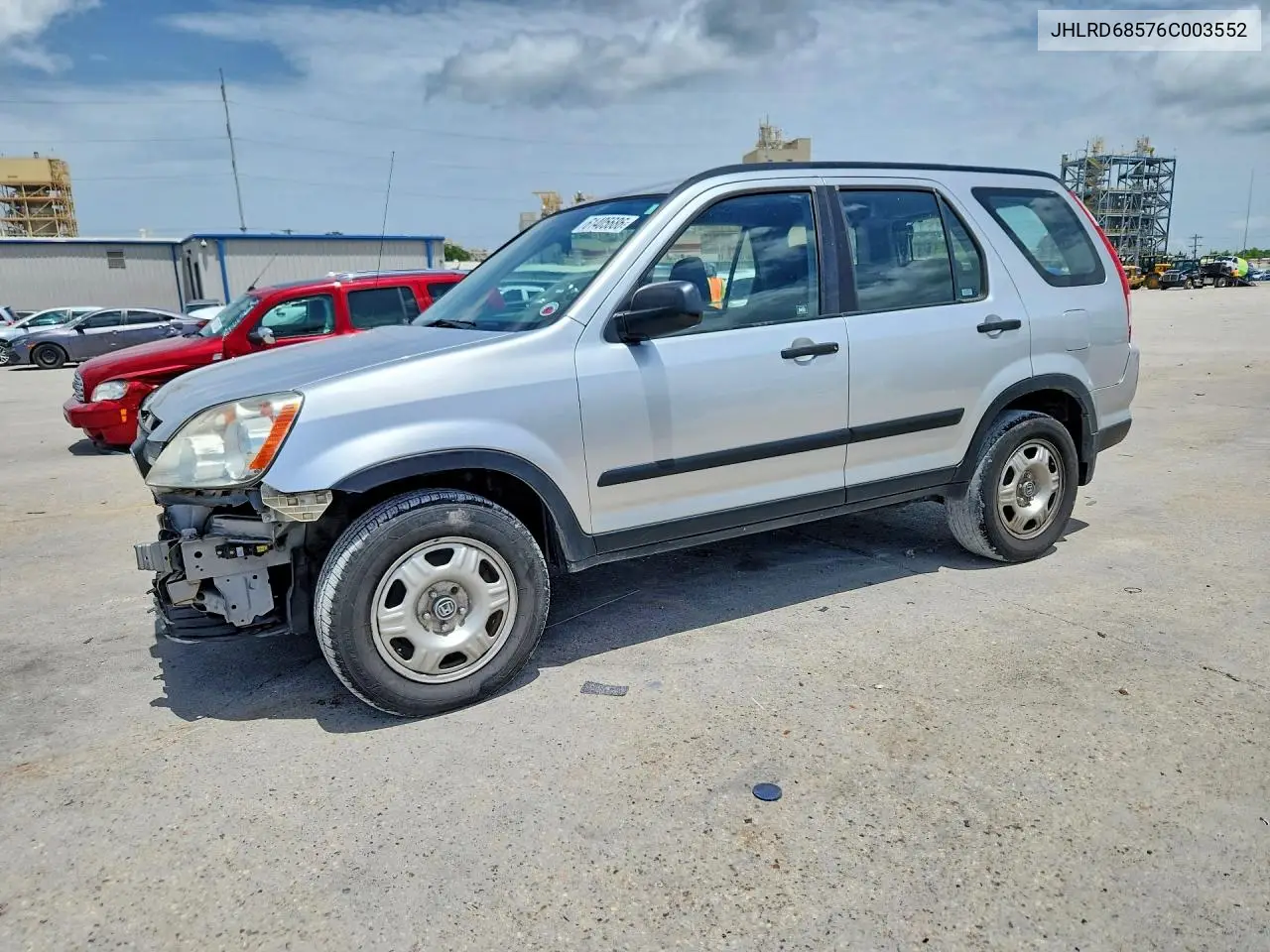 2006 Honda Cr-V Lx VIN: JHLRD68576C003552 Lot: 61405686