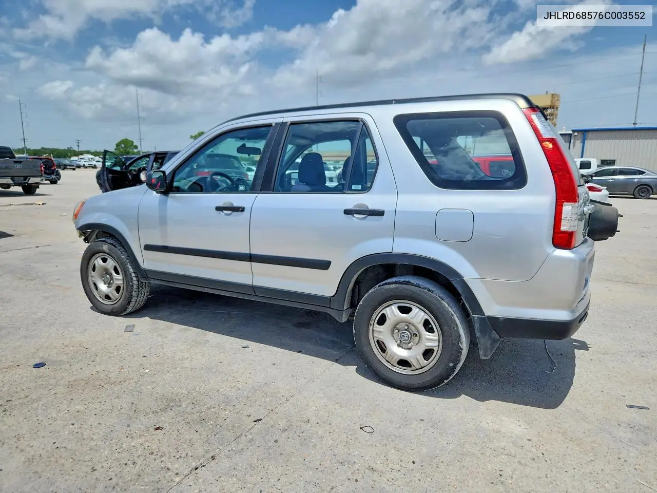 2006 Honda Cr-V Lx VIN: JHLRD68576C003552 Lot: 61405686