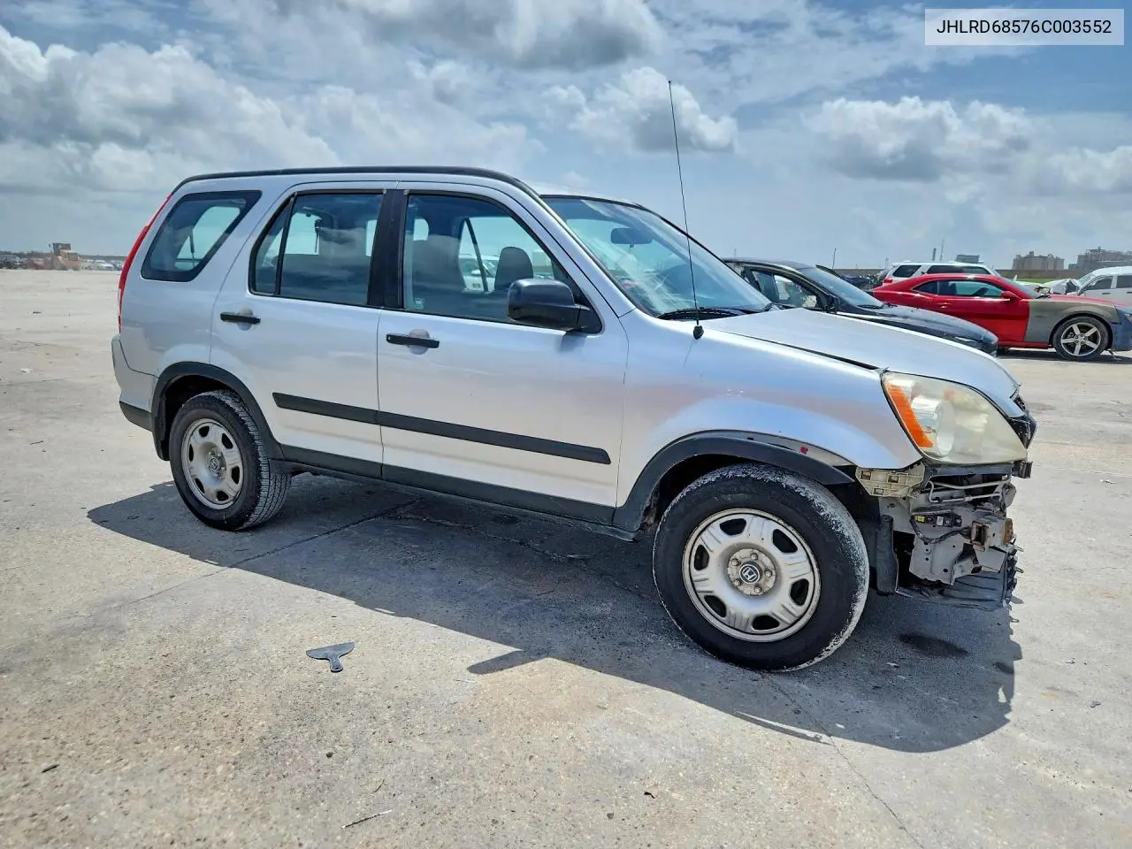 2006 Honda Cr-V Lx VIN: JHLRD68576C003552 Lot: 61405686