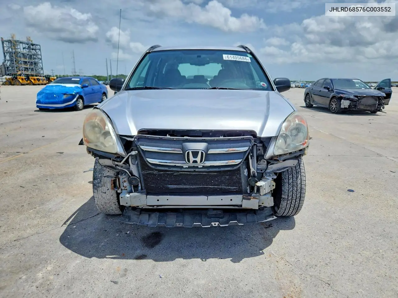 2006 Honda Cr-V Lx VIN: JHLRD68576C003552 Lot: 61405686