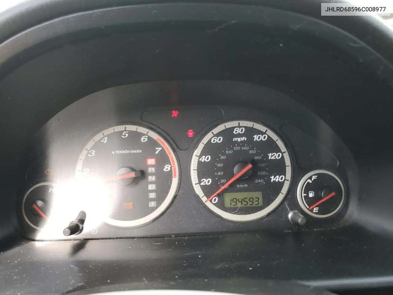 JHLRD68596C008977 2006 Honda Cr-V Lx