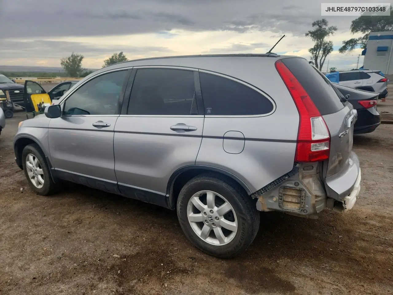 2007 Honda Cr-V Exl VIN: JHLRE48797C103348 Lot: 61004036