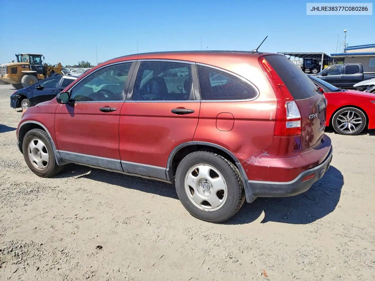 JHLRE38377C080286 2007 Honda Cr-V Lx