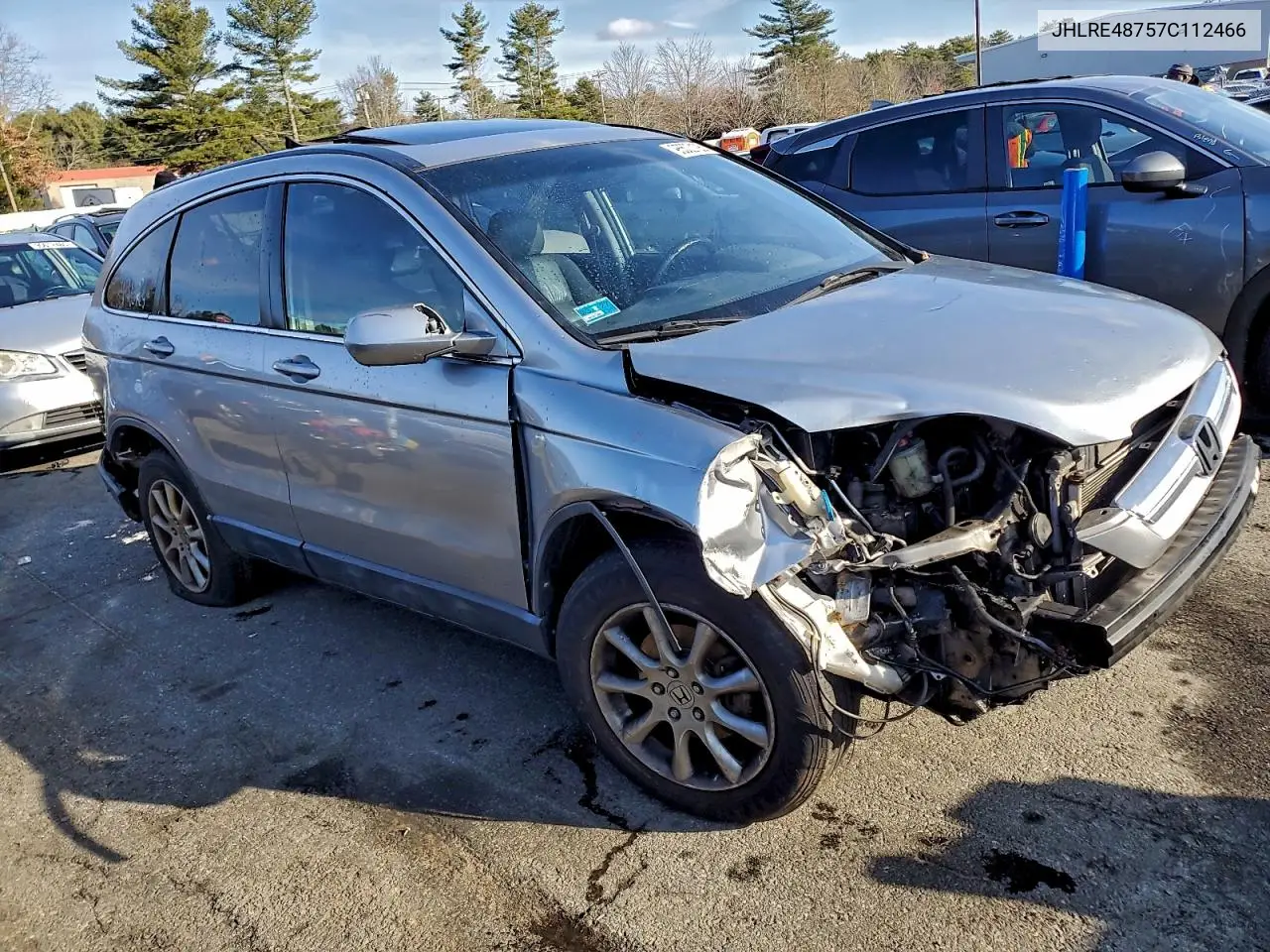 JHLRE48757C112466 2007 Honda Cr-V Exl