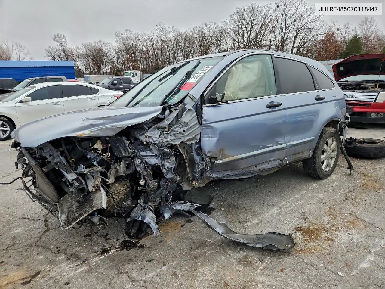 JHLRE48507C118447 2007 Honda Cr-V Ex